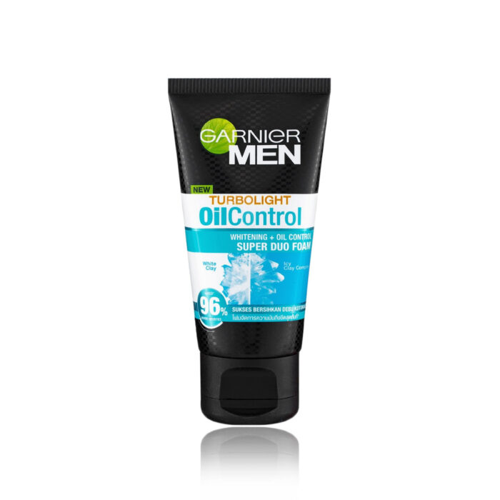 garnier men new tarbolight oil control super duo foam