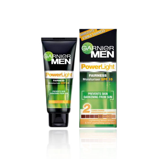 garnier men power light fairness moisturiser spf 15 cream 02