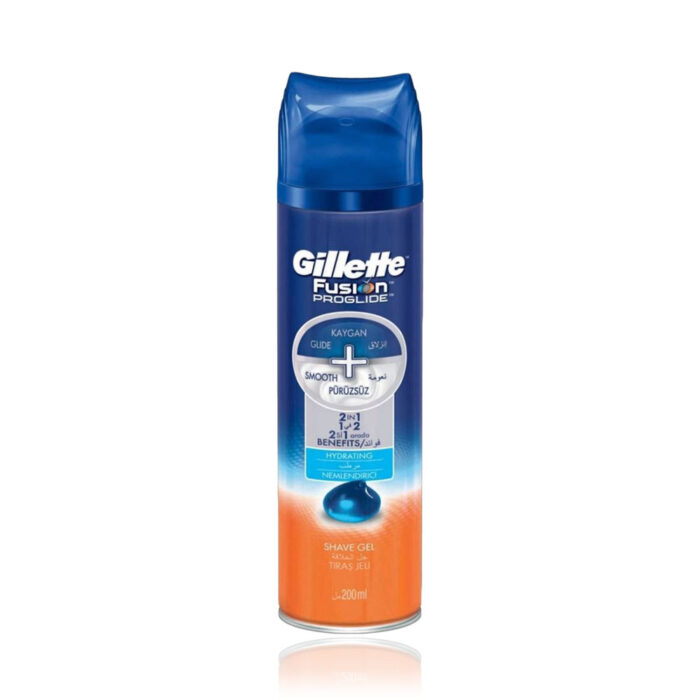 gillette fusion proglid smooth sansative skin shaving gel 1