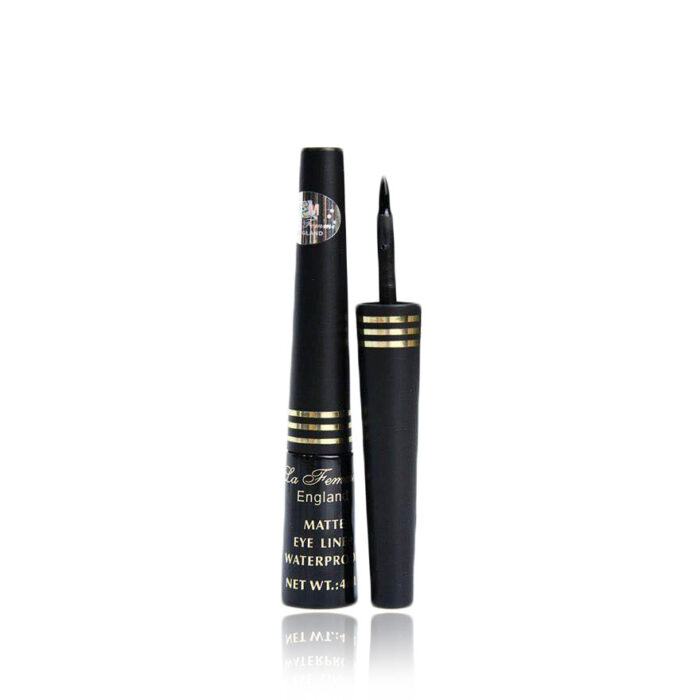 la femme liquid matte long lasting eyeliner black 000