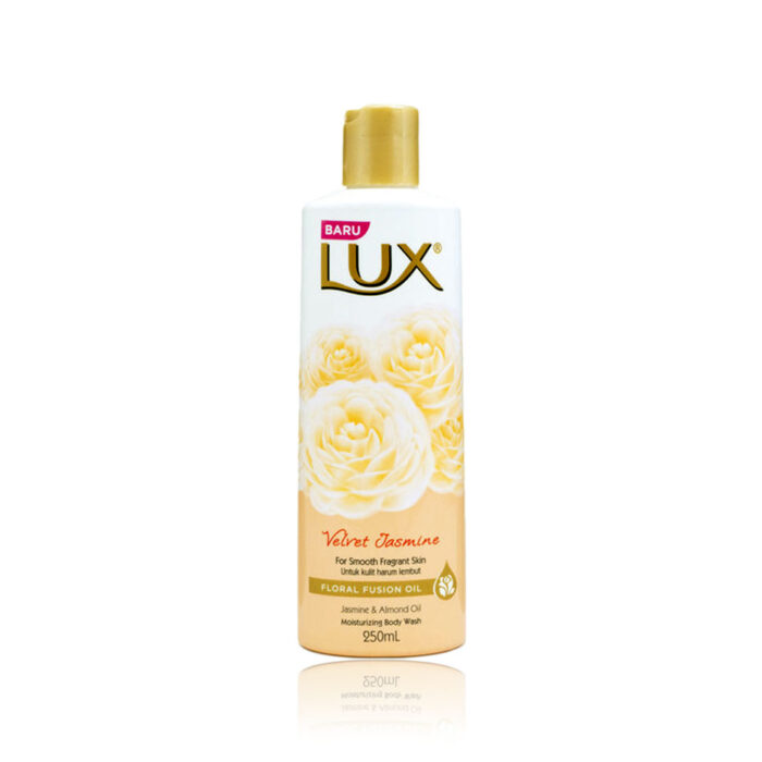 lux velvet jesmine floral fusion oil jasmine and almond oil moisturing body wash