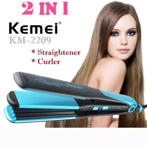 kemei km 2209 curly hair straight hair 2 in 1 iron 04