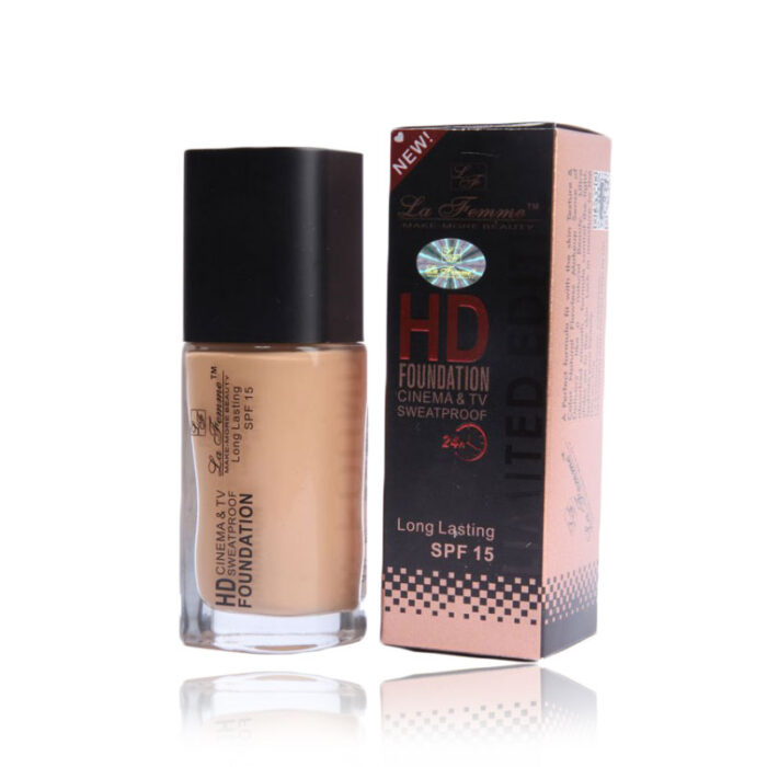 la femme hd cinema tv sweatproof foundation shade honey shade no 04 01 1