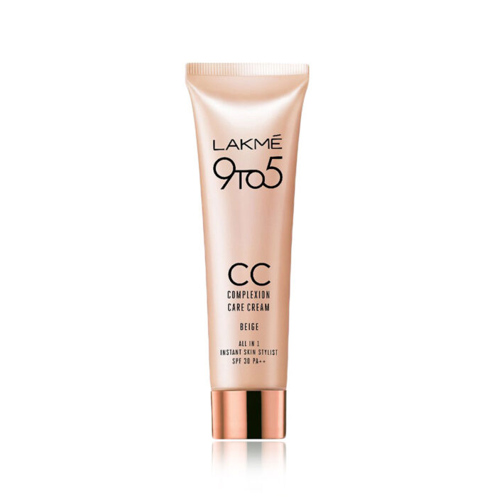 lakme 9 to 5 cc complexion care cream beige spf 30 pa 02