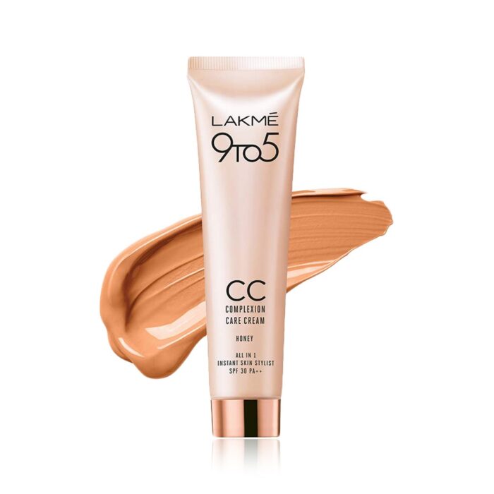 lakme 9 to 5 cc complexion care cream 02 honey spf 30 pa 1 1