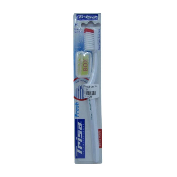 trisa fresh oral care hard tooth brush green