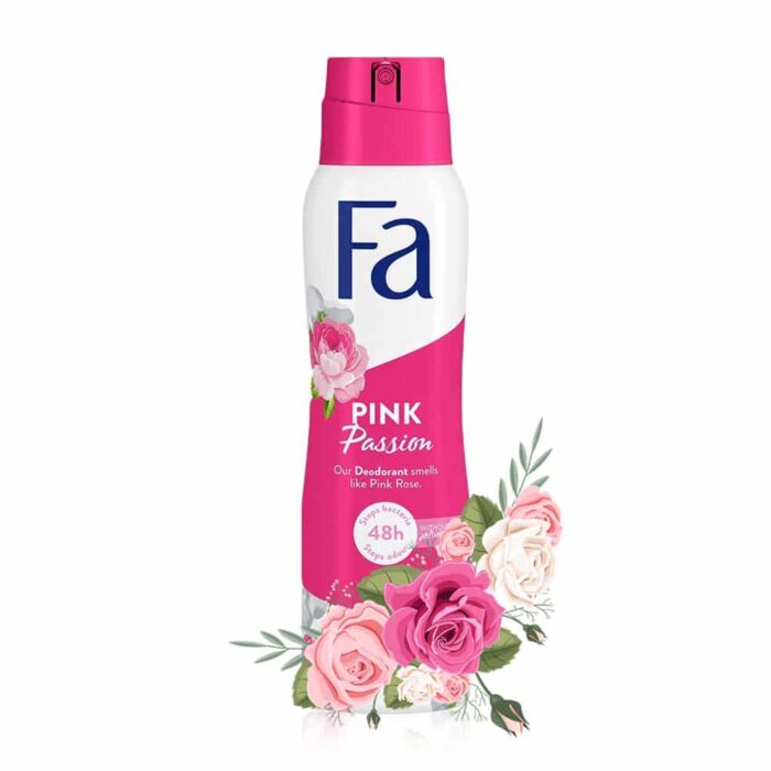 Fa Pink Passion Deodorant Smells Like Pink Rose 48h