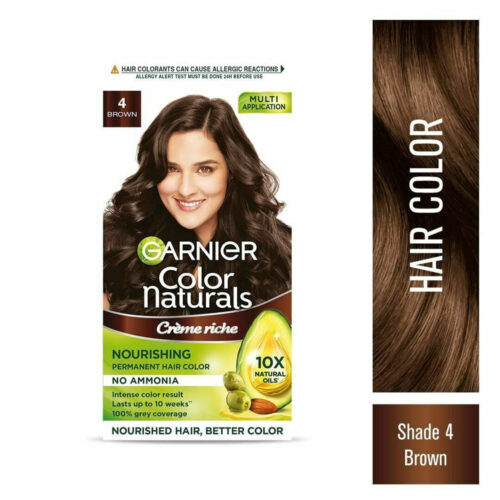 Garnier Color Naturals 4 Brown Nourishing Permanent Hair Color 1