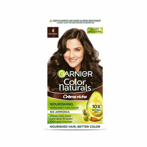 Garnier Color Naturals 4 Brown Nourishing Permanent Hair Color