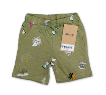 George Camouflage Green Baby Shorts