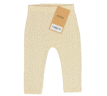 George Off-White Black Dot Design Baby Pant