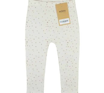 George Off-White Brown Dot Design Baby Pant