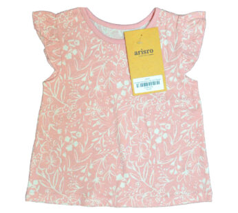 George Pale Pink Little Leaf-Flower T-Shirt