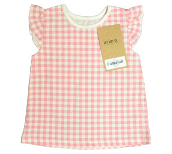 George Pink Checkered T-Shirt