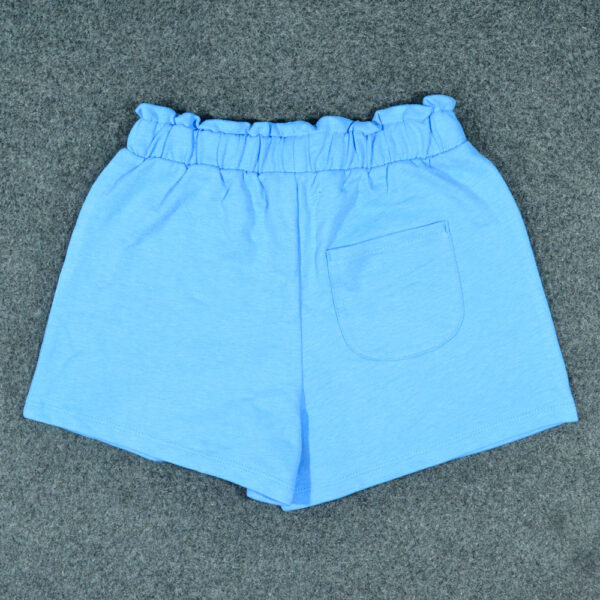 Manor Baby Blue 100 Percent Bio Cotton Girls Shorts 1