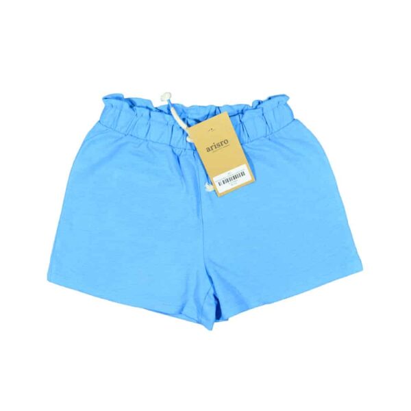 Manor Baby Blue 100 Percent Bio Cotton Girls Shorts