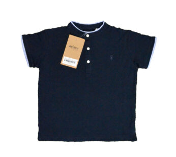 OBaiBi Black Polo for Baby Boys