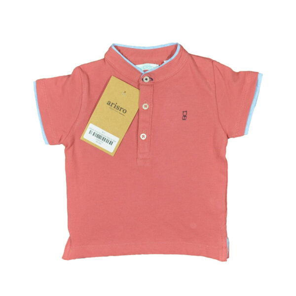 Obaibi Vivid Tangerine Polo For Baby Boys