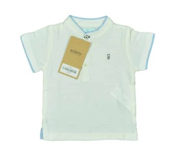 OBaiBi White Polo for Baby Boys