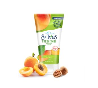 ST. Ives fresh skin apricot scrub with deeply exfoliates & removes impurities for glowing skin, paraben free, dermatologist tested oil free