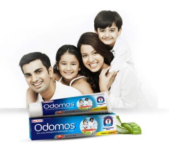 Dabur Odomos non-sticky mosquito repellent cream with vitamin e + almond oil