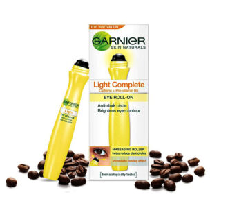 GARNIER Skin Naturals Light Complete EYE ROLL-ON Anti-dark circle Brightens eye-contour With Caffeine+Pro-vitamin B5