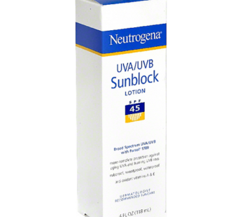 Neutrogena UVA/UVB Sunblock LOTION SPF 45