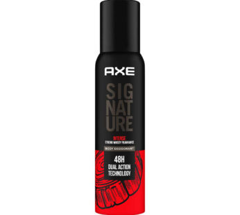 AXE SIGNATURE INTENSE STRONG WOODY FRAGRANCE BODY DEODORANT 48H DUAL ACTION TECHNOLOGY