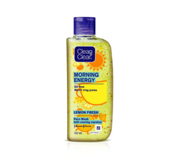 Clean & Clear MORNING ENERGY Oil-free Won’t clog pores LEMON FRESH Face Wash with cooling menthol