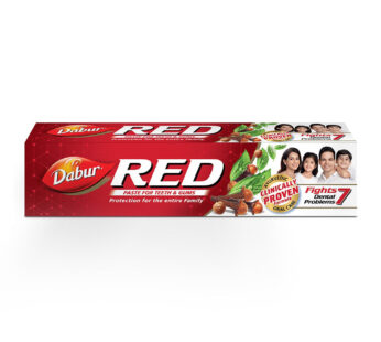 Dabur RED PASTE FOR TEETH & GUMS Protection for the entire Family, CLINICALLY PROVEN Fights 7 Dental Problems