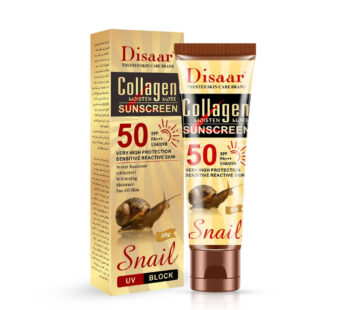 Disaar Collagen Snail SUNSCREEN 50 SPF PA++ UVA/UVB