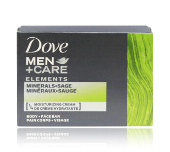 Dove Men+Care Elements Bar Minerals and Sage Moisturizing Cream BODY + FACE BAR