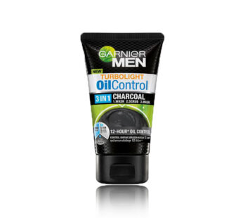 GARNIER men new turbolight oil control 3 in 1charcoal