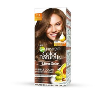 GARNIER Color Naturals 7.3 GOLDEN BROWN WITH FRUIT SERUM & VITAMIN