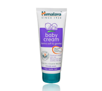 Himalaya baby cream extra soft & gentle, Preserves natural skin oils, Moisturizes and soothes the skin FREE FROM Parabens Mineral Oil Synthetic Colours