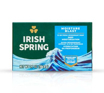 IRISH SPRING MOISTURE BLAST 12 HR FRESH DEODORANT SOAP