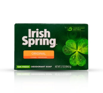 Irish Spring ORIGINAL DEODORANT SOAP, CLEANS, REFRESHES, WASHES AWAY BACTERIA