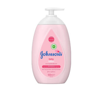 Johnson’s baby lotion pure & gentle daily care with coconut oil leaves skin soft & smooth after just 1 use ( free from parabens, dyes & phthalates)