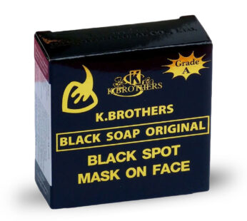 K.BROTHERS BLACK SOAP ORIGINAL BLACK SPOT MASK ON FACE