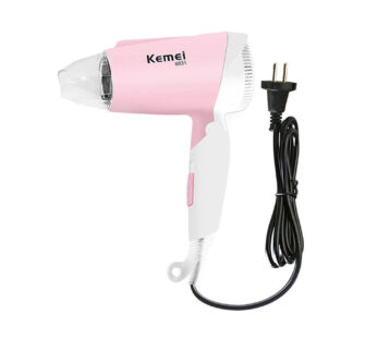 Kemei KM-6831 Small Portable Folding Mini Hair Dryer