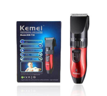 KEMEI KM-730 Rechargeable Electric Trimmer & Professional Hair Clipper