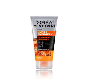 LOREAL men expert new hydra energetic wake-up effect face wash, deep cleans, wakes up the skin with guarana + vitamin C