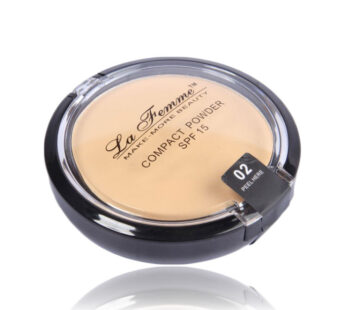 La Femme Make More Beauty COMPACT FACE POWDER SPF 15 Shade No 02