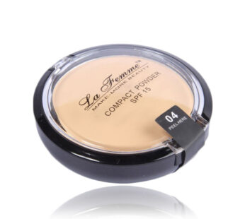 La Femme Make More Beauty COMPACT FACE POWDER SPF 15 Shade No 04