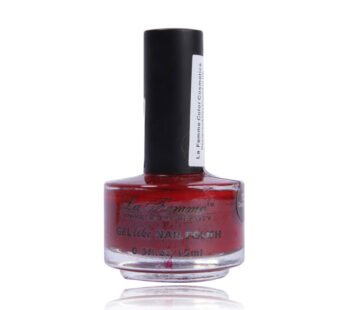 La Femme Gel like Nail Polish –LF 102 Deep Red Color