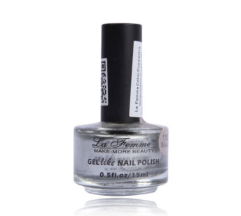 La Femme Gel like Nail Polish –LF 116 Silver Color