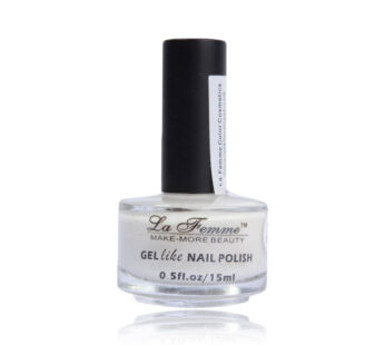 La Femme Gel like Nail Polish –LF 120 White Color