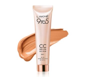 Lakme 9 To 5 Complexion Care Face CC Cream, 02-HONEY, All IN 1 Instant Skin Stylist SPF 30 PA++