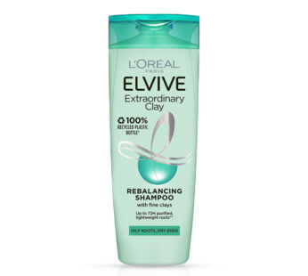 LOREAL PARIS ELVIVE Extraordinary Clay REBALANCING SHAMPOO with fine clays