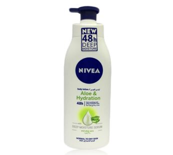 Nivea 48H Aloe & Hydration Body Lotion, With Deep Moisture Serum, Normal To Dry Skin